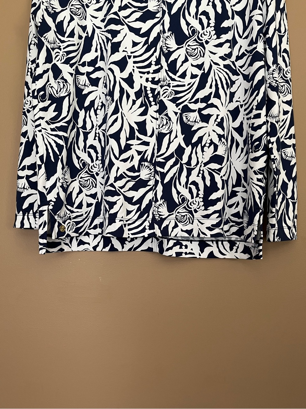 {Lilly Pulitzer} Karessa Top & Lillabeth Jogger Pant Set in Low Tide Navy Small - Picture 5 of 16